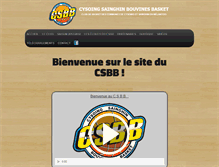 Tablet Screenshot of csb-basket.org